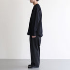 ウールエステルヘリンボーントラウザーズ #BLACK [HP-P001-051]