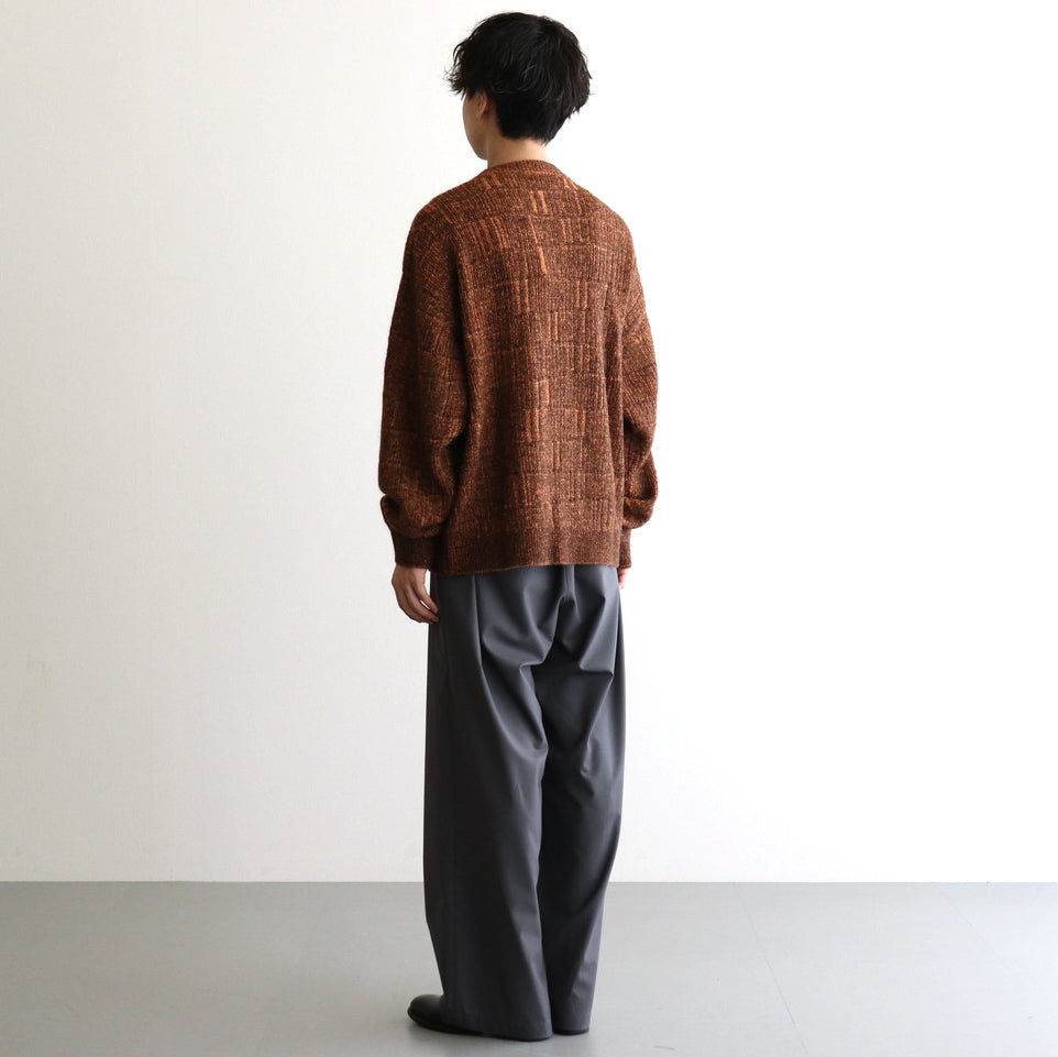 Fine Wool Tropical Easy Wide Pants #GRAY [GM243-40042]