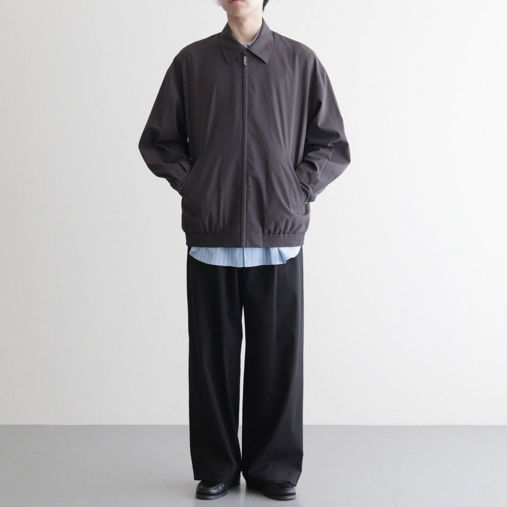 Brushed Cotton Gabardine Swing Top Jacket #CHARCOAL [GM261-30394]