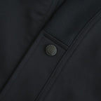 綿ナイロン裏毛 カーディガン #BLACK [HQ-T007-051]