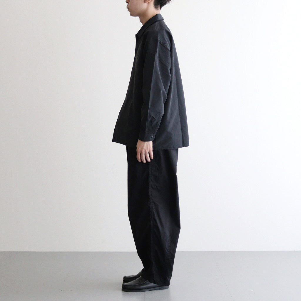 Garment Dyed Typewriter Parachute Pants #BLACK [GM243-40090] – ciacura
