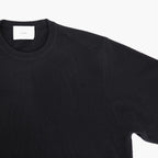 EXTRA FINE WOOL KNIT CREW NECK LS #BLACK [ST.1634]