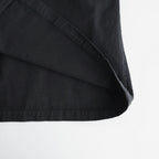 GARMENT-DYED TEXTURED CHINO COAT #BLACK [A26SC01MC]