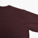 HIGH TWIST WOOL KNIT V-NECK P/O #RED BROWN [A26AV02CK]