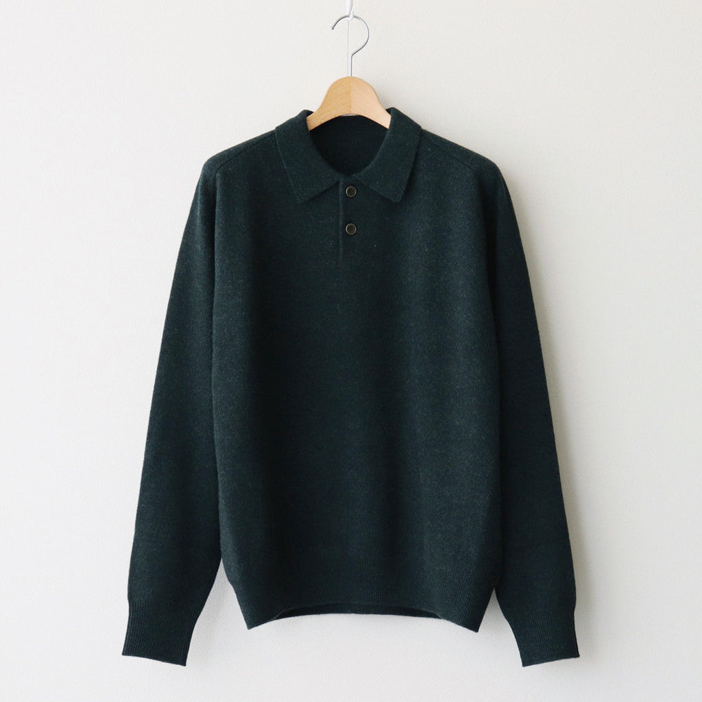 MG Knit Polo #D.Green [2403-012]