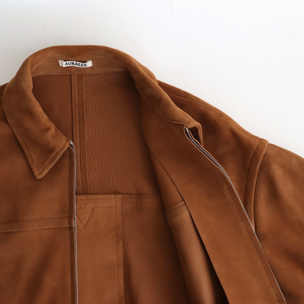 ジャケット・アウター BEAMS FAKE SUEDE ZIP BLOUSON CAMEL B:MING by BEAMS（ビーミング by ビームス）【BLACK FRIDAY対象