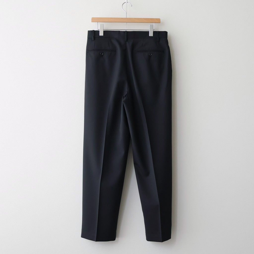 Melange Herringbone Pleated Wide Trousers #BLACK [GM261-40332]