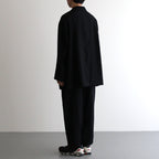 Boiled Wool Wide Easy Pants #BLACK [GM251-40267]