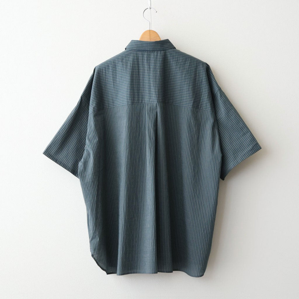 HRAFTeX S/S STRIPE SHIRT #GREEN STRIPE [FSC262-50008]