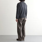 LIGHT CASHMERE KNIT V-NECK P/O #CHARCOAL [A26AV03CJ]