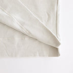 FSSOT | 製品染 30/-スパンポリエステルワッフル クルーネックオーバーサイズプルオーバー #ASH WHITE [GE_FR1203TF]