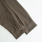 ワイドBOXシャツ-P #BROWN [D225-T892-P]