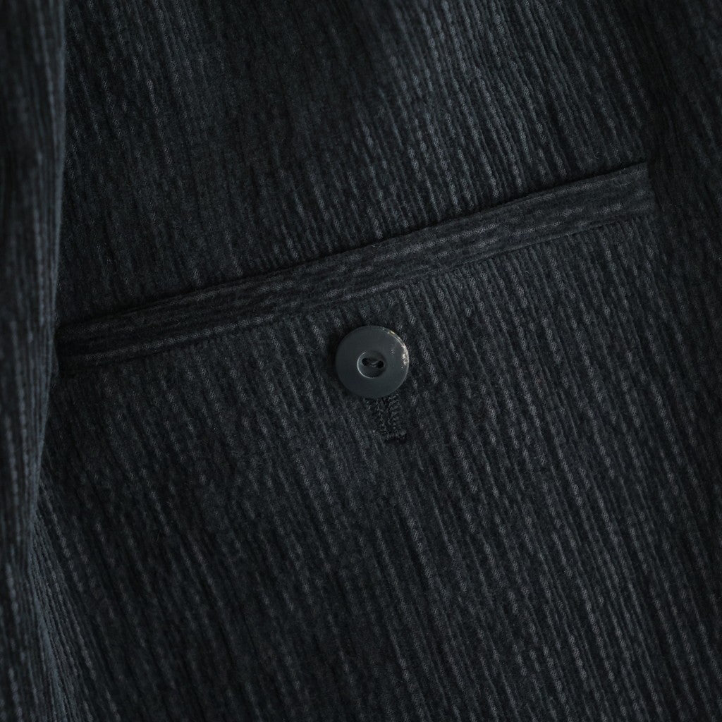 バークコーデュロイタックワイドPT #BLACK [D226-P203]