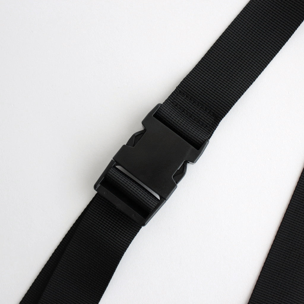 コーデュラナイロン ショルダーバッグ #BLACK [HN-K203-051]