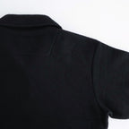 Wool Fleece Half Zip Pullover #BLACK [YK25FW01090B]