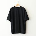 SUVIN 60/2 OVERSIZED T-SHIRT #BLACK [KKAGGM0015]