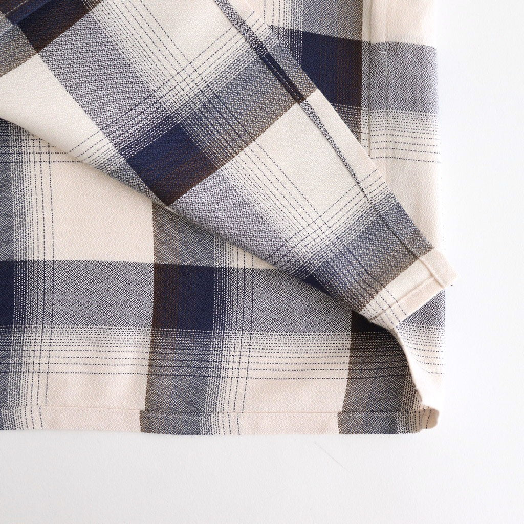 OMBRE HALF SLEEVE SHIRTS #NAVY OMBRE [25880501]