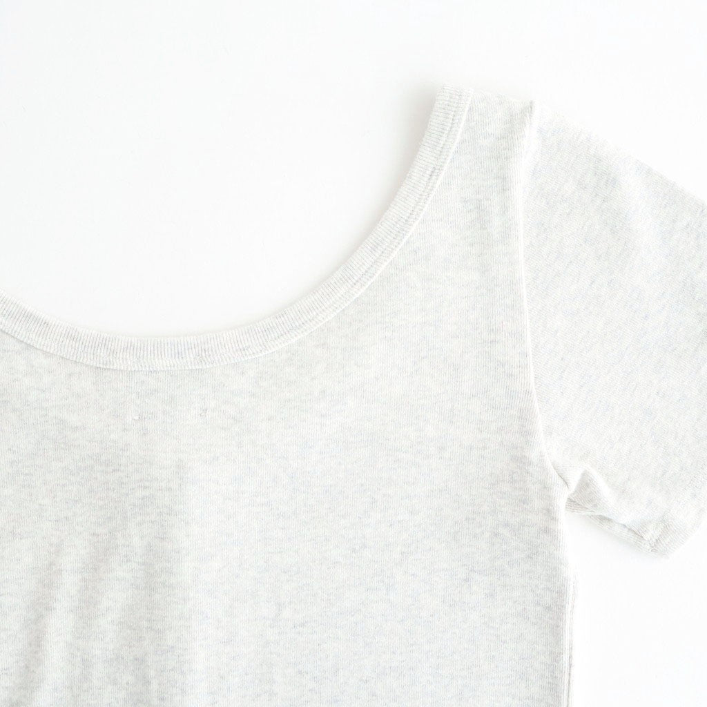 Cotton Henry Neck #LT.GREY [I26SS-BC11]