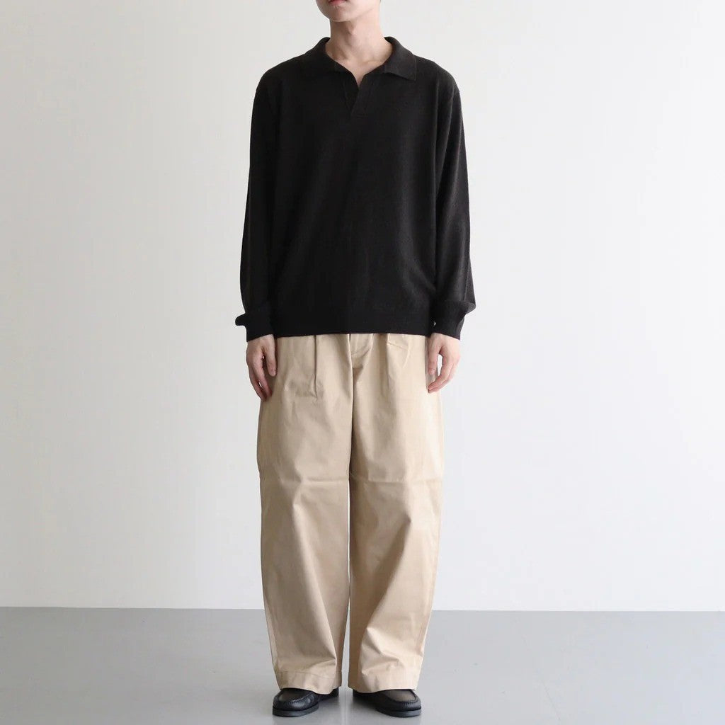 Westpoint Chino Wide Tapered Trousers #BEIGE [GM261-40151B]