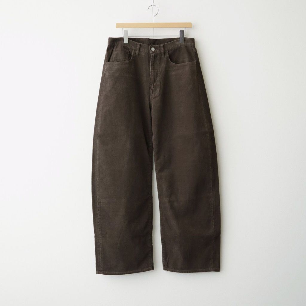 VINTAGE CORDUROY ROUND PANTS #BROWN [ST.1573]