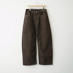 VINTAGE CORDUROY ROUND PANTS #BROWN [ST.1573]