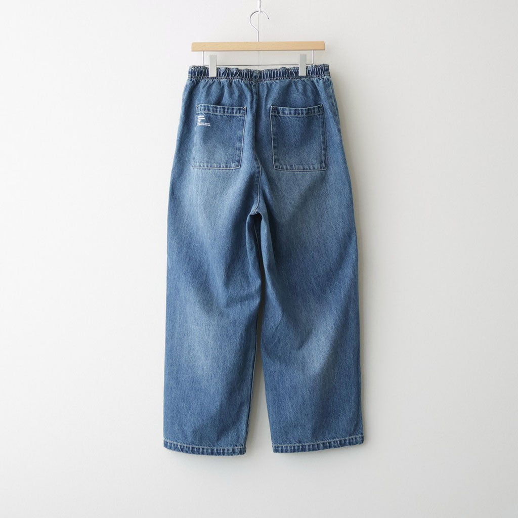 CORPORATE DENIM EASY PANTS #DARK WASH [FSC263-40154FB]
