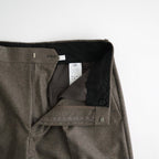 MERINO COLLEGE FLANNEL STANDARD PANTS #MOCHA [PRAGLW0900]