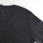 Cashmere V Neck #CHARCOAL [I25AW-IBC63]