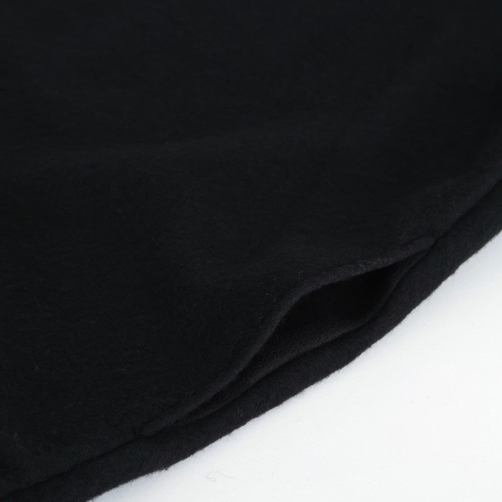 Wool Fleece Half Zip Pullover #BLACK [YK25FW01090B]