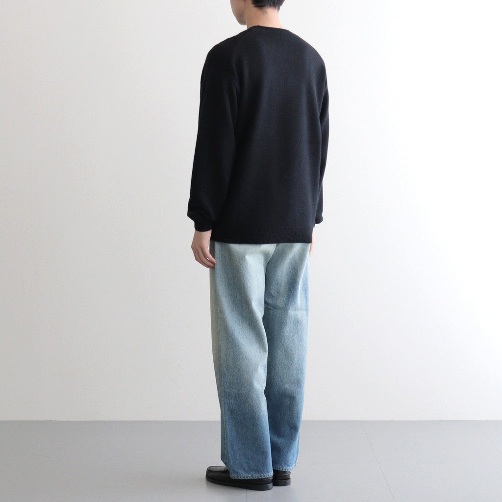 BABY CASHMERE KNIT P/O #TOP BLACK [A25AP02BC]