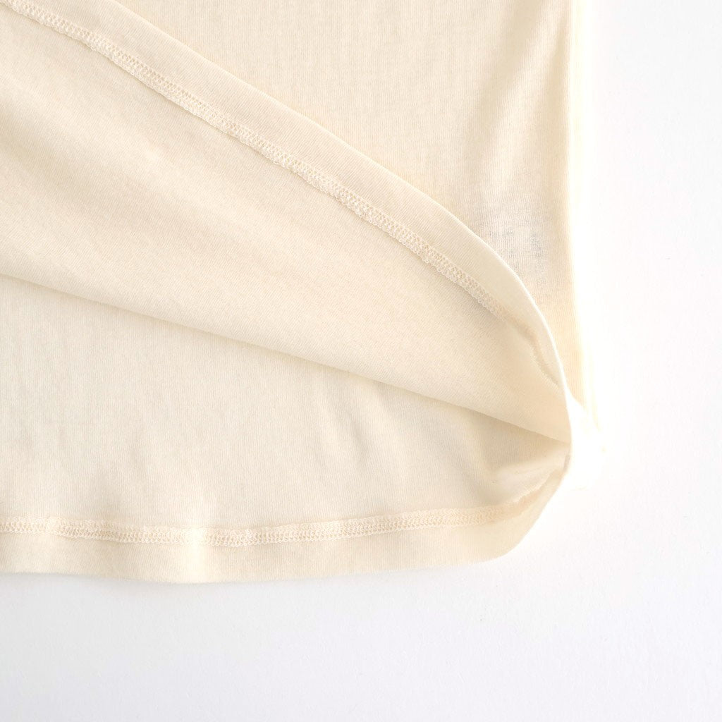 Hightwist Gauze Long T-shirts #ECRU [12610620]