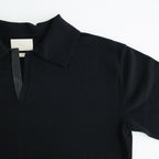 Fine Gauge Skipper Sweater #BLACK [YK25FW01126S]