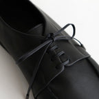 LEATHER LACE-UP SHOES #BLACK [A25AS06QD]