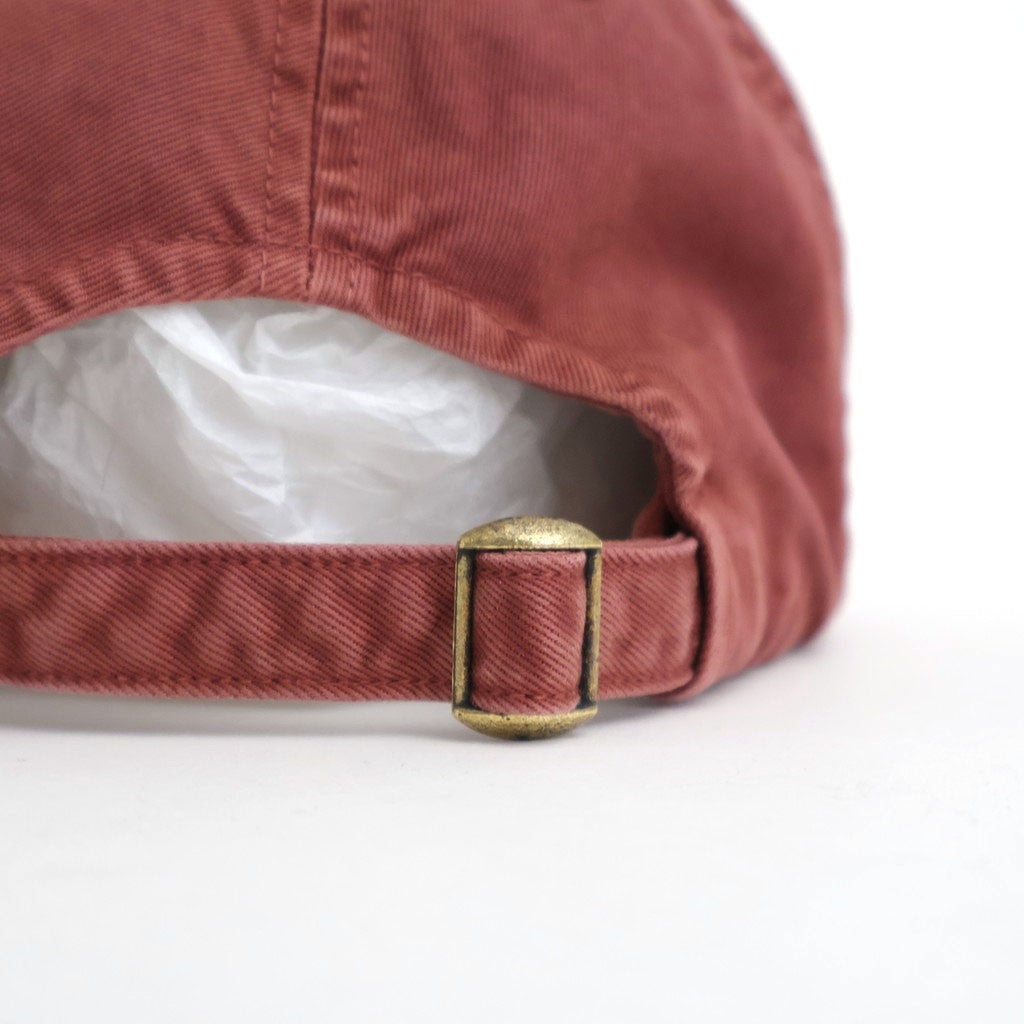 GARMENT-DYED FINX CHINO CAP MADE BY KIJIMA TAKAYUKI #RED BROWN [A26SC02KT]