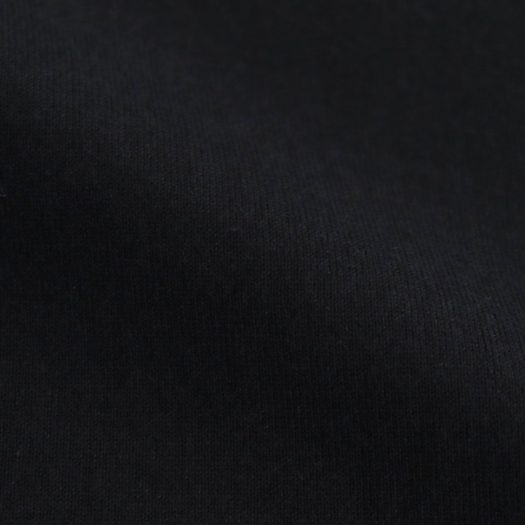 綿天竺 製品プリント S/S ポケットTシャツ #BLACK [HO-T015-051]