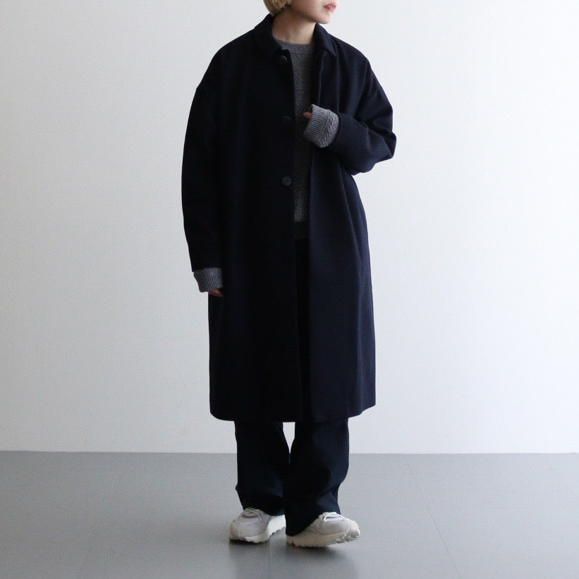 メルトンBigコート #NAVY [D224-C507]