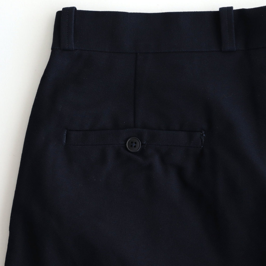 chino tuck straight #navy [15635]