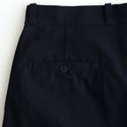 chino tuck straight #navy [15635]
