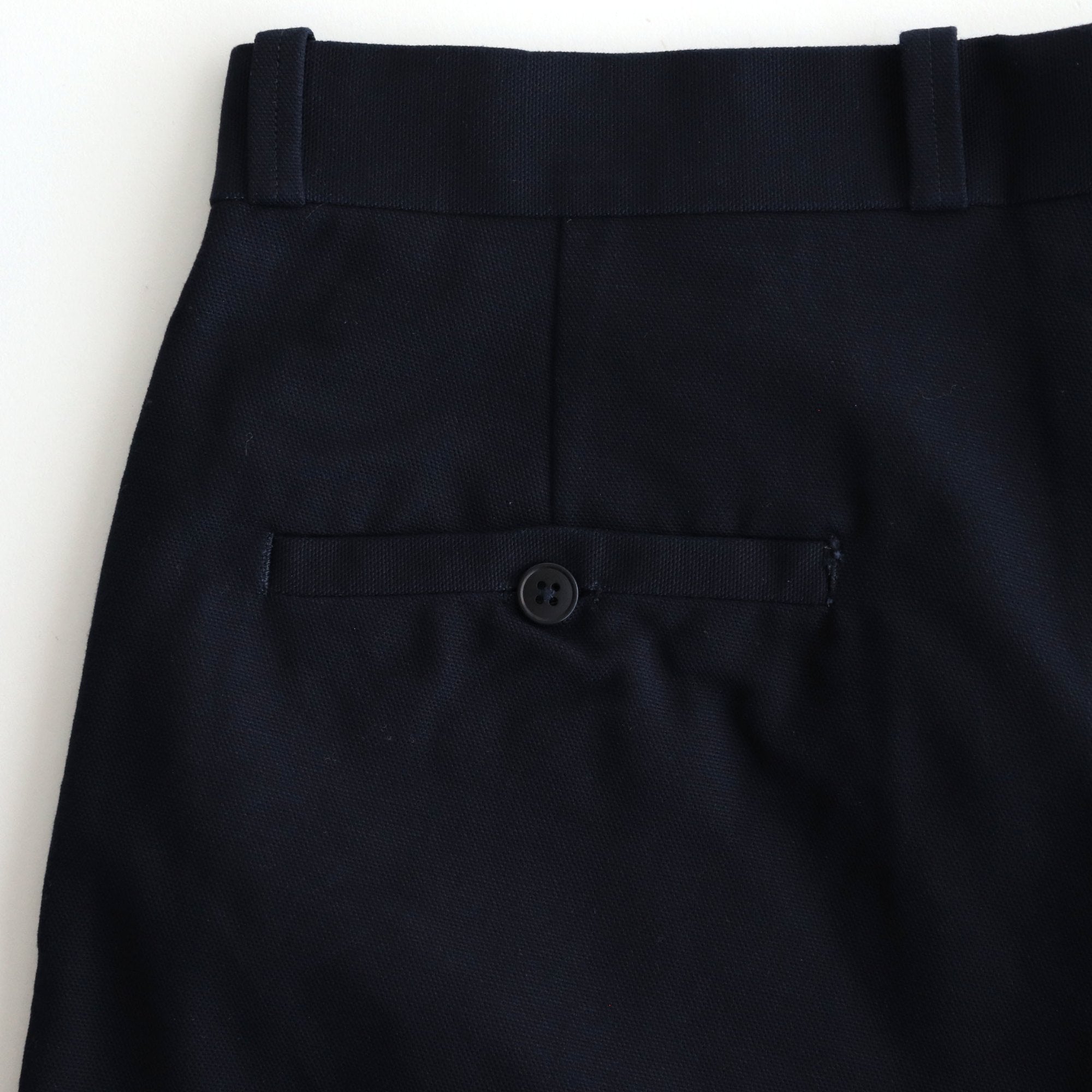 chino tuck straight #navy [15635]