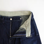 Selvage Denim Belted Pants #INDIGO_DARK FADE [GU261-40064DB]