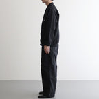 エステル裏毛 カーディガン #BLACK [HN-T017-051]