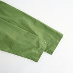SUPER FINE COTTON LAWN HOODED BLOUSON #DUSTY GREEN [A26SB01CL]