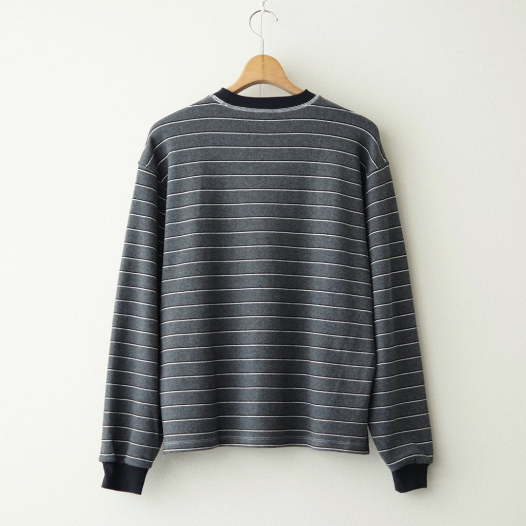 Border Long T-shirts #C/GRY [12520613]