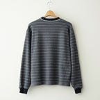 Border Long T-shirts #C/GRY [12520613]