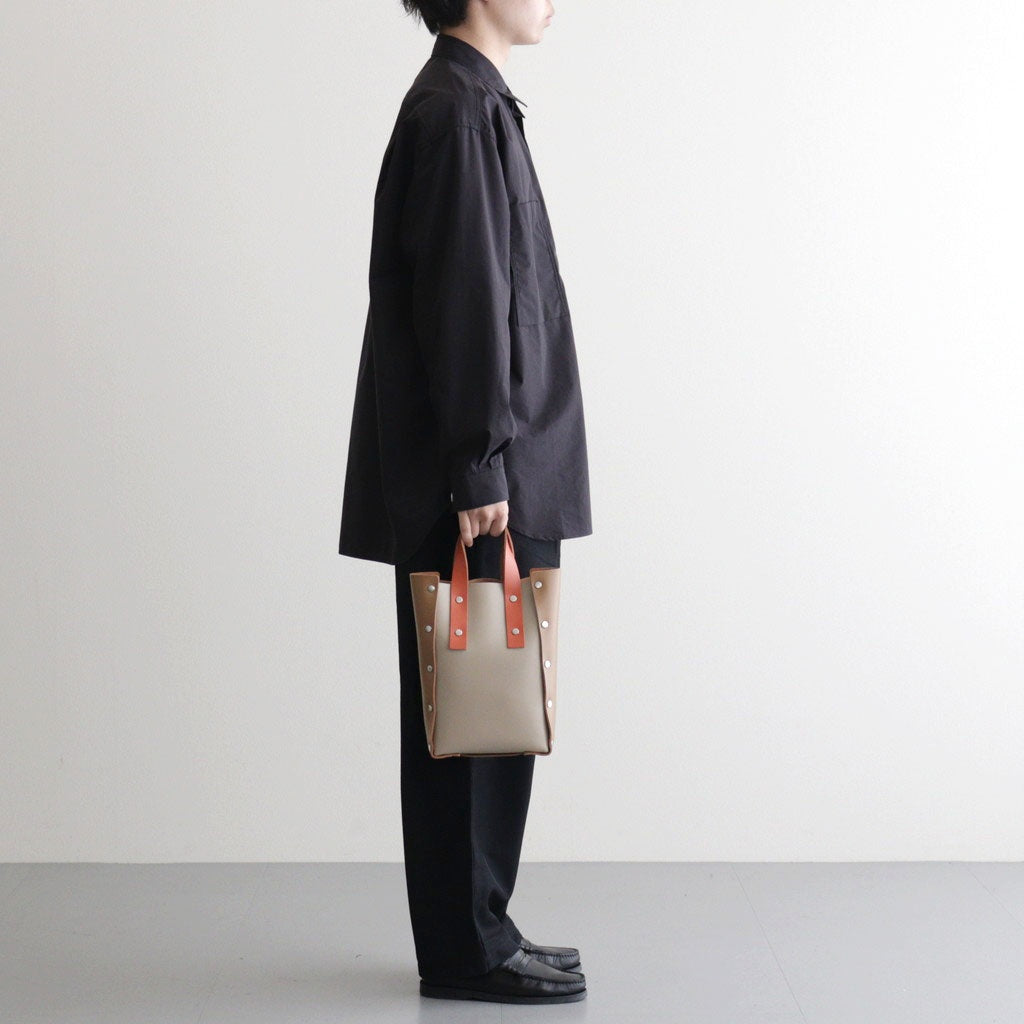your choice // assemble hand bag tall S #orange × beige [yc-rb-ats