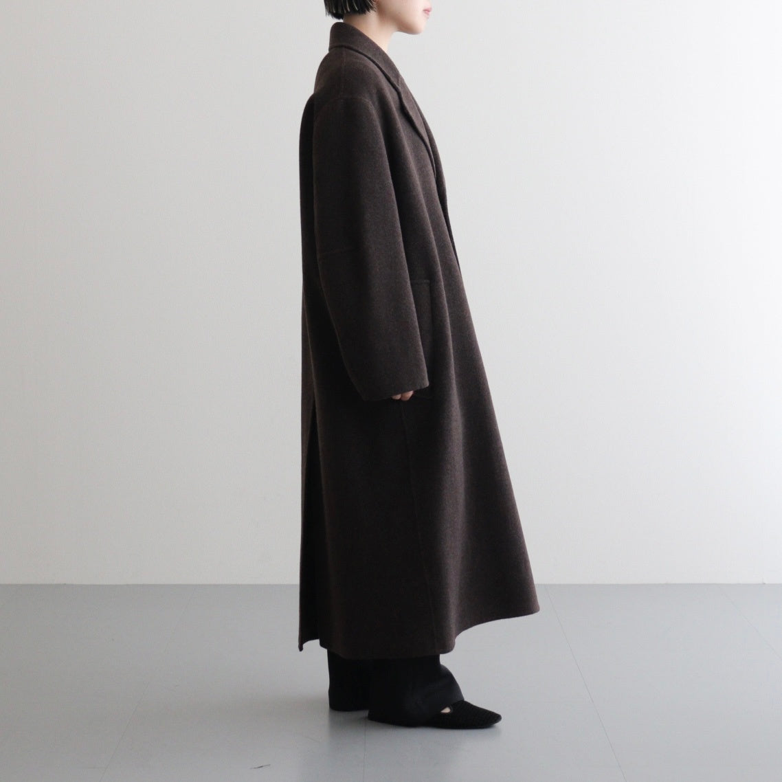 Wool Over Coat #D/BRN [12520006]