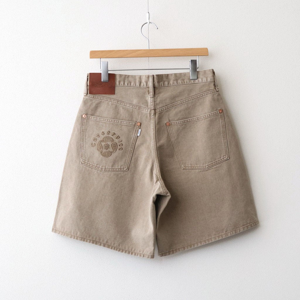 CS MODERN DENIM BUGGY SHORT CUT #TABACCO BROWN [26880405]