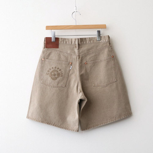 CS MODERN DENIM BUGGY SHORT CUT #TABACCO BROWN [26880405]