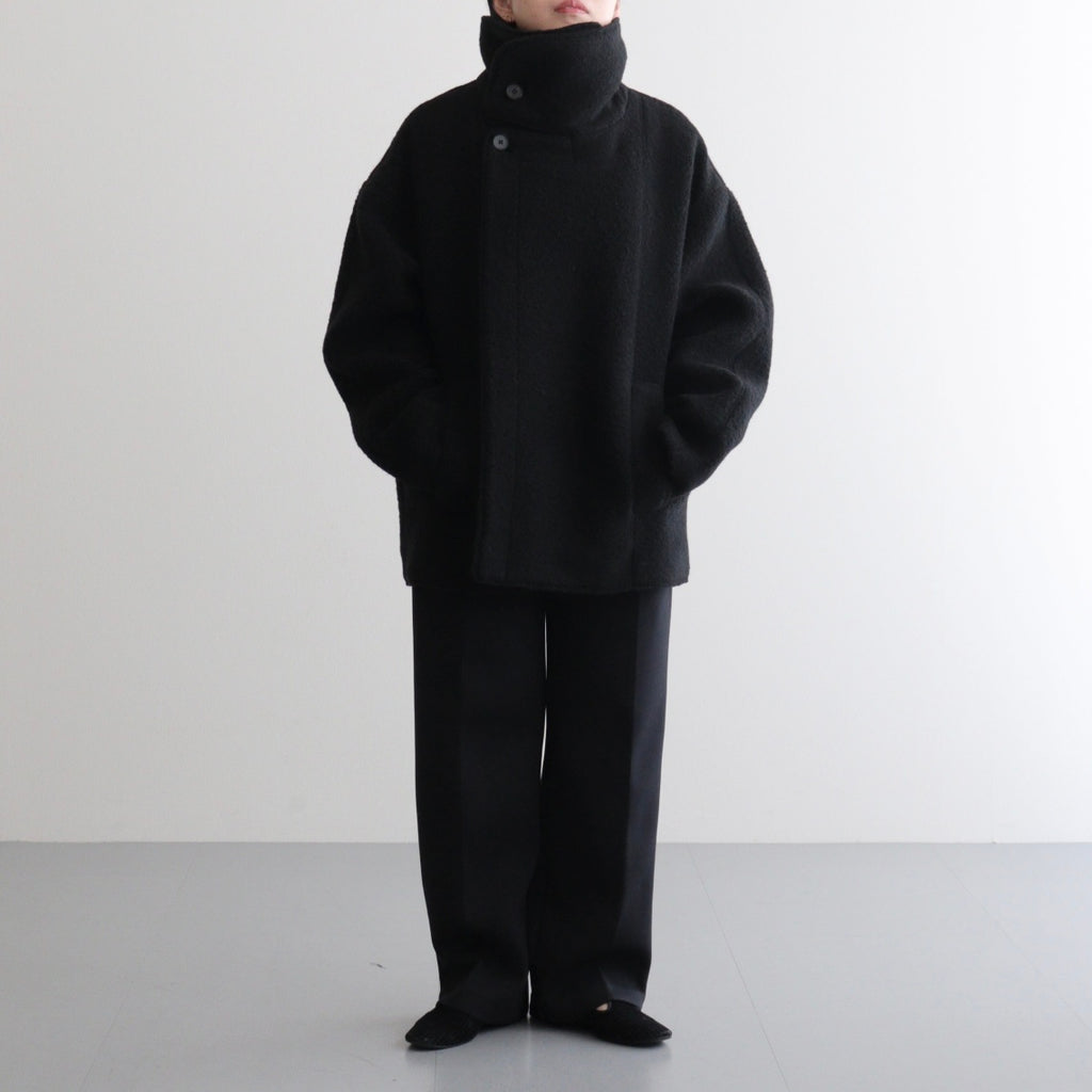 Standcollar Boucle Jacket #BLK [12520002]