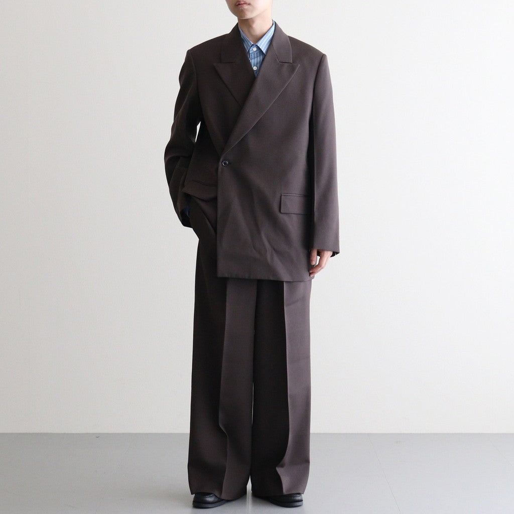 Double Breasted Jacket #BROWN [YK25FW01050J]